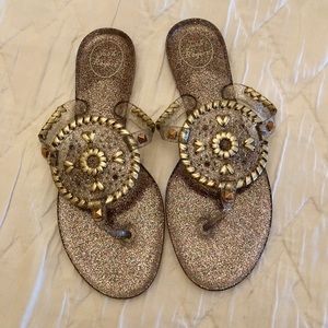 Jack Rogers Sparkle Georgica jelly flip flop